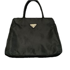 PRADA Vintage Tessuto Nylon  Shoulder Bag Blackw/Certificate Card