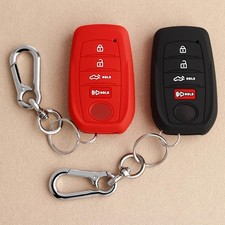 Key Fob Cover for Toyota 2026 2025 2024 Tacoma and 2026-2022 Tundra, 4-Button, S