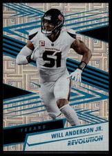 2025 Panini Revolution - Will Anderson Jr. Teal Levels #/499 - Football #36