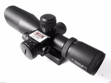 ADE Advanced Optics 2.5-10x40mm Rifle Scope, Red Illuminated : 2.5-10X40RL