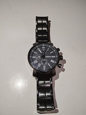 Fossil Rhett Men's Chronograph Wristwatch BQ1004 42mm Stainless Steel Never Worn