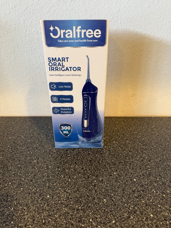Oralfree Water Dental Flosser Cordless for Teeth Cleaning - 4 Modes New FS Black