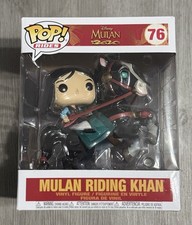 NUEVO Funko Pop! Rides: Disney Mulan Riding Khan 6 pulgadas caballo figura de vinilo #76