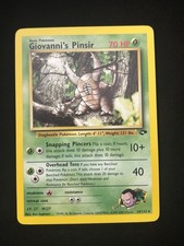Giovanni's Pinsir 24/132 Gym Challenge Regular Pokémon TCG - NM on eBay