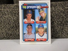 1992 Topps Baseball Card, Top Prospects 3rd Base, #473
