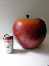 Vtg Signed Post Modern Pop Art Ceramic Apple Sculpture Cora Terra