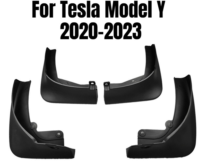 Front & Rear Splash Guards Mud Flaps Fender for Tesla Model Y 2020-2023