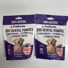ProDenta All-Natural Dog Dental Powder - Tartar Removal Fresh Breath 2