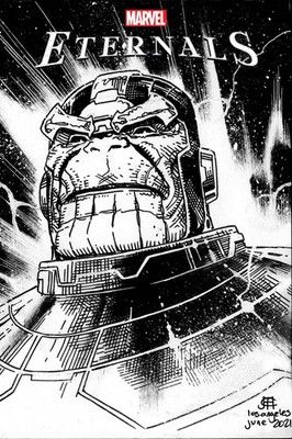 ETERNALS #9 VARIANT CHEUNG HEADSHOT SKETCH VARIANT MARVEL COMICS