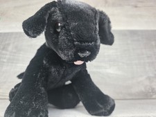 Melissa and Doug Black Lab Plush Stuffed Animal Realistic Dog Labrador b149