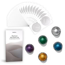   100Pcs Aluminum Foil Seal Lids for Refill Nespresso Vertuo Pods