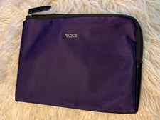 TUMI for Delta Purple Case /  Cosmetic Travel Kit Bag
