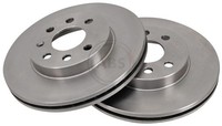 2X A.B.S. Bremsscheibe 16927 FüR Chevrolet Nubira Fj Musso J100 Daewoo Wagon 16V