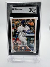 2023 Topps Complete Set Yordan Alvarez #181 SGC 10 GEM MINT MLB Astros Card