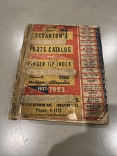 1957 Dodge Plymouth Chrysler De Soto Parts Catalog Finger Tip Index 1957 Dodge Plymouth Chrysler De Soto Parts Catalog Finger Tip Index