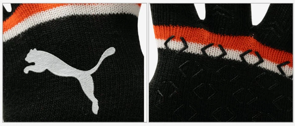 Guantes de punto PUMA unisex CAT Magic I negro polar correr gimnasio guante informal 04179809 Foto 4 de 4