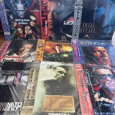 Arnold Schwarzenegger Japan Laserdisc Lot9 Terminator Total Recall True Lies