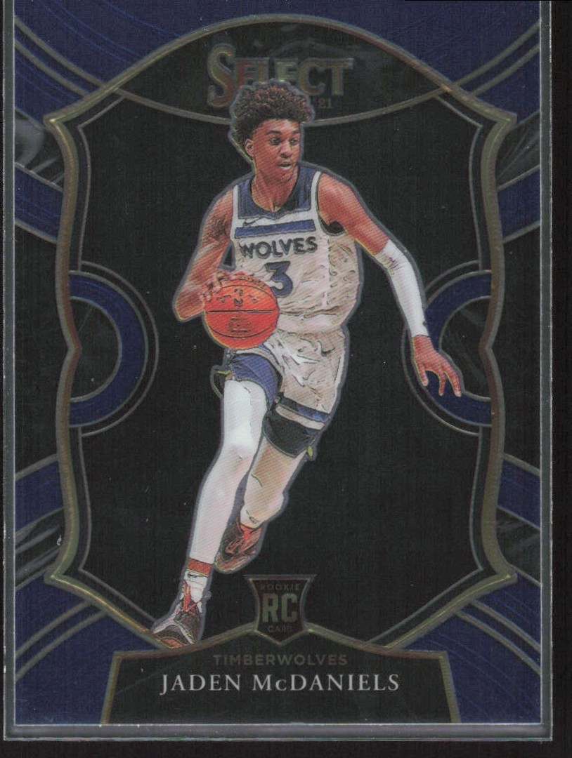 2020-21 Panini Select Jaden McDaniels Rookie Minnesota Timberwolves #88