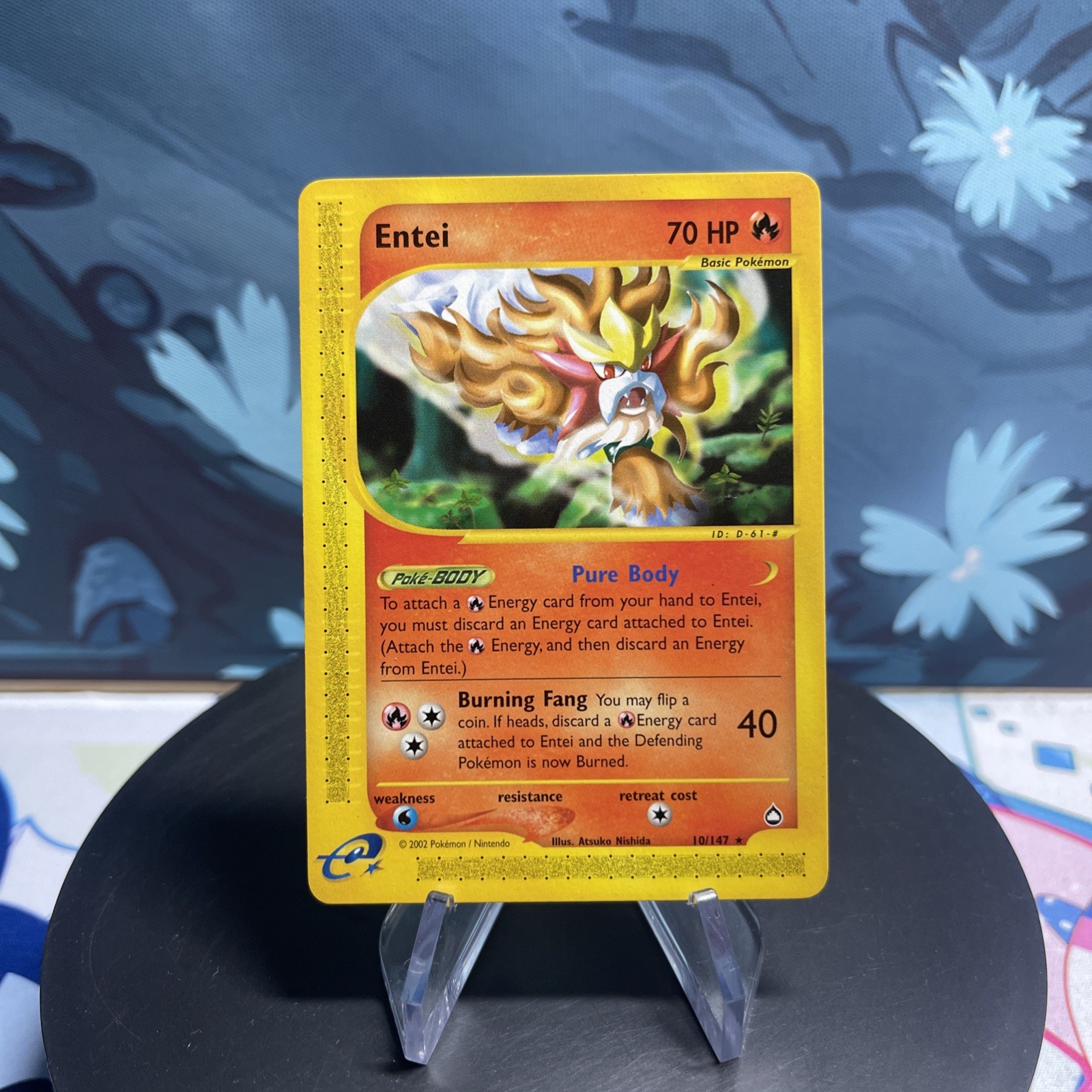 Pokemon Entei 10/147 Aquapolis E Series NM