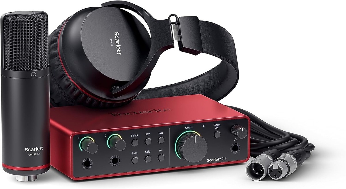 Focusrite Scarlett2i2Studioオーディオインターフェース Focusrite Scarlett 2i2 2x2 USB Audio Interface (3rd Generation)