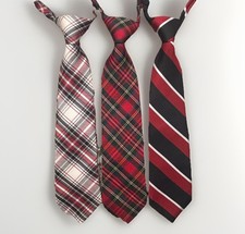 Childrens Place Neck Tie Lot Of 3 Boys, Pre-tied Adjustable Church  Christmas