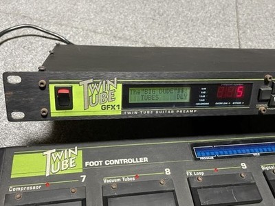DIGITECH TWIN TUBE GFX1 Preamp Processor Foot Controller New Internal Battery