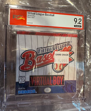 Virtual League Baseball Nintendo Virtual Boy Wata 9.2 A+ Graded