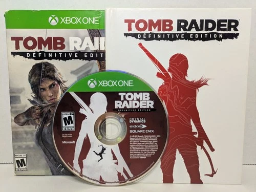 Tomb Raider: Definitive Edition (Xbox One, 2013) Complete W/ Artbook & Slipcover