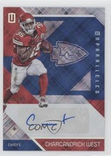 2016 Panini Unparalleled Blue Auto 57/99 Charcandrick West #149 Auto 1u6