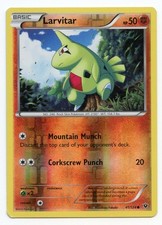 Larvitar 41/124 Reverse Holo Fates Collide Pokemon English Basic