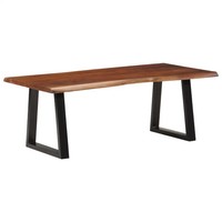 Couchtisch Honigbraun 110X55X40 Cm Massivholz Akazie