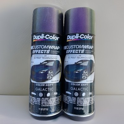 2 Dupli-Color Custom Wrap Effects Removable Coating Color Shift Galactic 11oz
