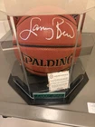 Larry Bird Signed Spalding NBA Basketball (SCHWARTZ COA/BIRD HOLO) w/case