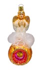 RADKO Ornament King HEARTFULLY YOURS Glass Christmas Ornament ANGEL German Made — photo 1