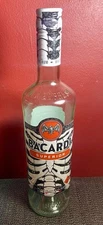 Bacardi White Rum Halloween Limited Edition Glass Bottle Liquor Empty Rare 2025