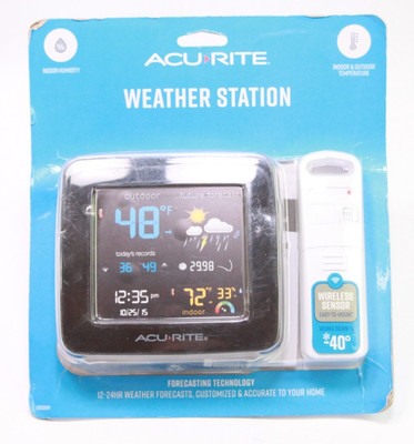 AcuRite Digital Weather Station Forecaster with Temperature and Humidity 00506W