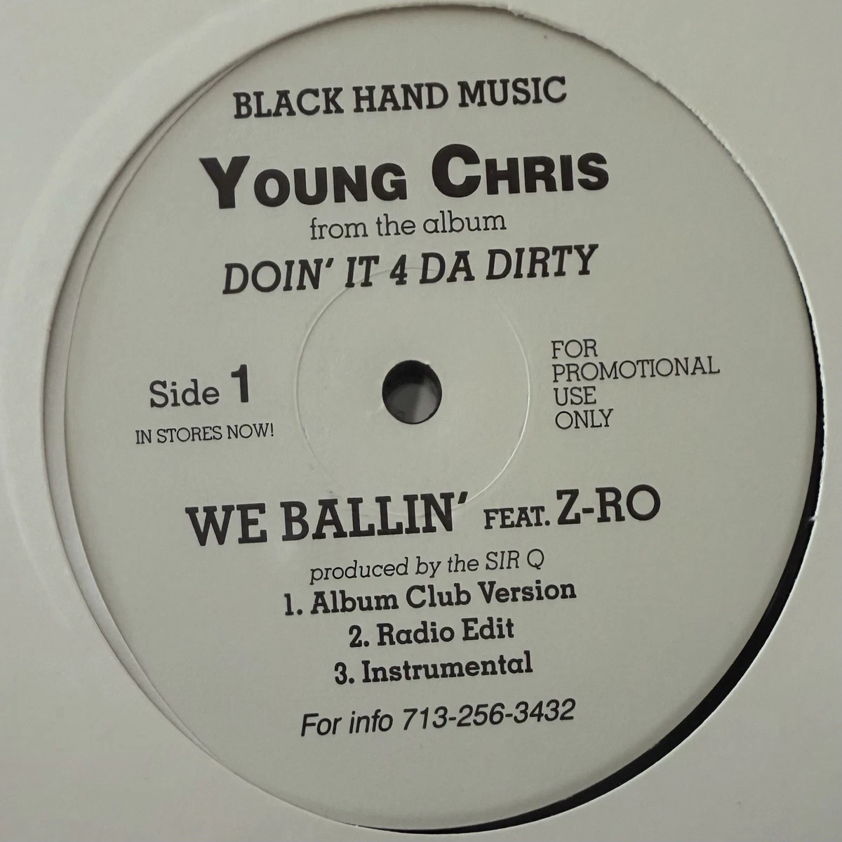 Rap & Hip-Hop Single Southern 33 RPM Speed Vinyl Records for sale