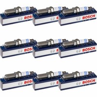 9X Bosch ZüNdkerze FüR Mercedes-Benz C-Klasse W203 W204 S204 S203 Fiat 500 312_