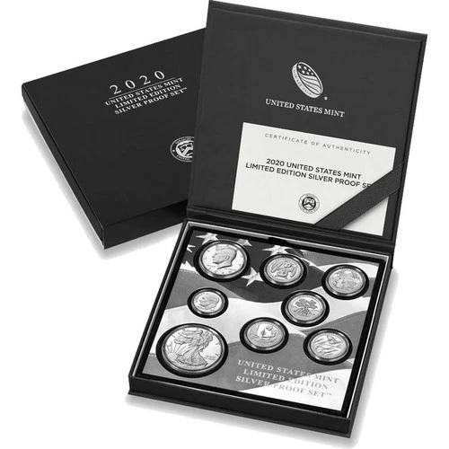2020 US Mint Limited Edition Silver Proof Set OGP w/ Proof Silver Eagle ~8 Coins