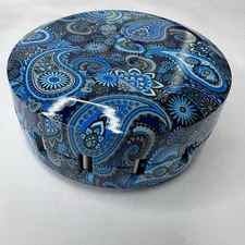 Charge Hub 7 Port USB Signature Blue Paisley SmartSpeed Desk Charging Station