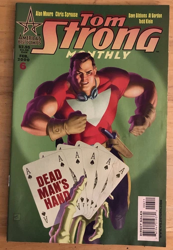 2000 Tom Strong Monthly Comic #6; Alan Moore Story, Chris Sprouse Art; Low-Grade