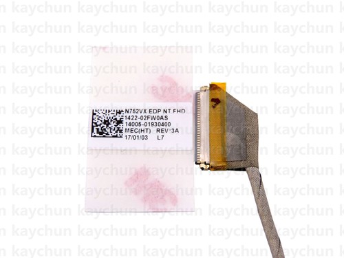 Original Para ASUS VivoBook N752VX LCD Pantalla Video Cable FHD 30 pines EDP - Imagen 2 de 4