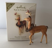 Hallmark Peaceful Animals VIP Gift Keepsake Ornament Dated 2007