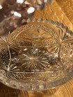 Cut Glass Footed Covered Candy Dish With Bird, Vintage — photo 8
