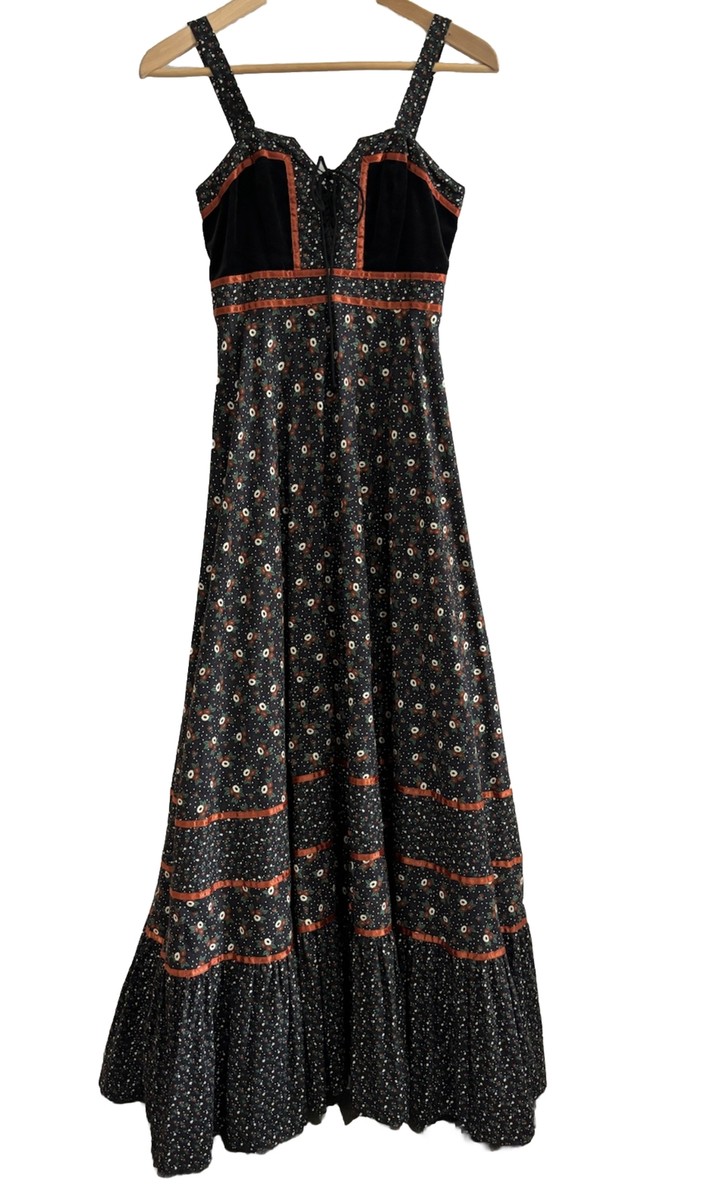 GUNNE SAX - 70Ｓ　USA製　Jessica's GUNNIES　ガニーサックス　小花柄 Vintage 1970's Gunne Sax Jessica Dress Very Good Condition