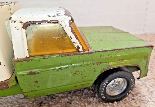 Vintage 1/24 Green Metal Nylint Farms Chevy Stake Truck Parts Repair - Picture 9 of 14
