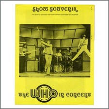 The Who 1973 Edmonton Concert Programme And Ticket Stubs (UK)