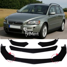 Glossy Front Bumper Chin Lip Spoiler Splitter Body Kit For Volvo C30 V50 T5 S40