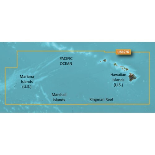 Bluechart G2 Vision HD Hawaiian Is Mariana Map, VUS027R for listed compatibles - Bild 1 von 3