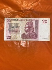 20 dollars Zimbabawe banknotes world paper money combine shipping📭